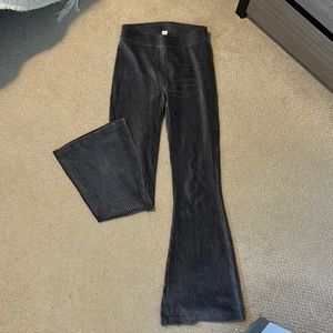 Aerie flared velvet pants